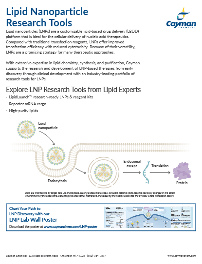 Lipid Nanoparticle Research Tools<br>